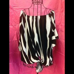 Black and White Shirt- 2XL